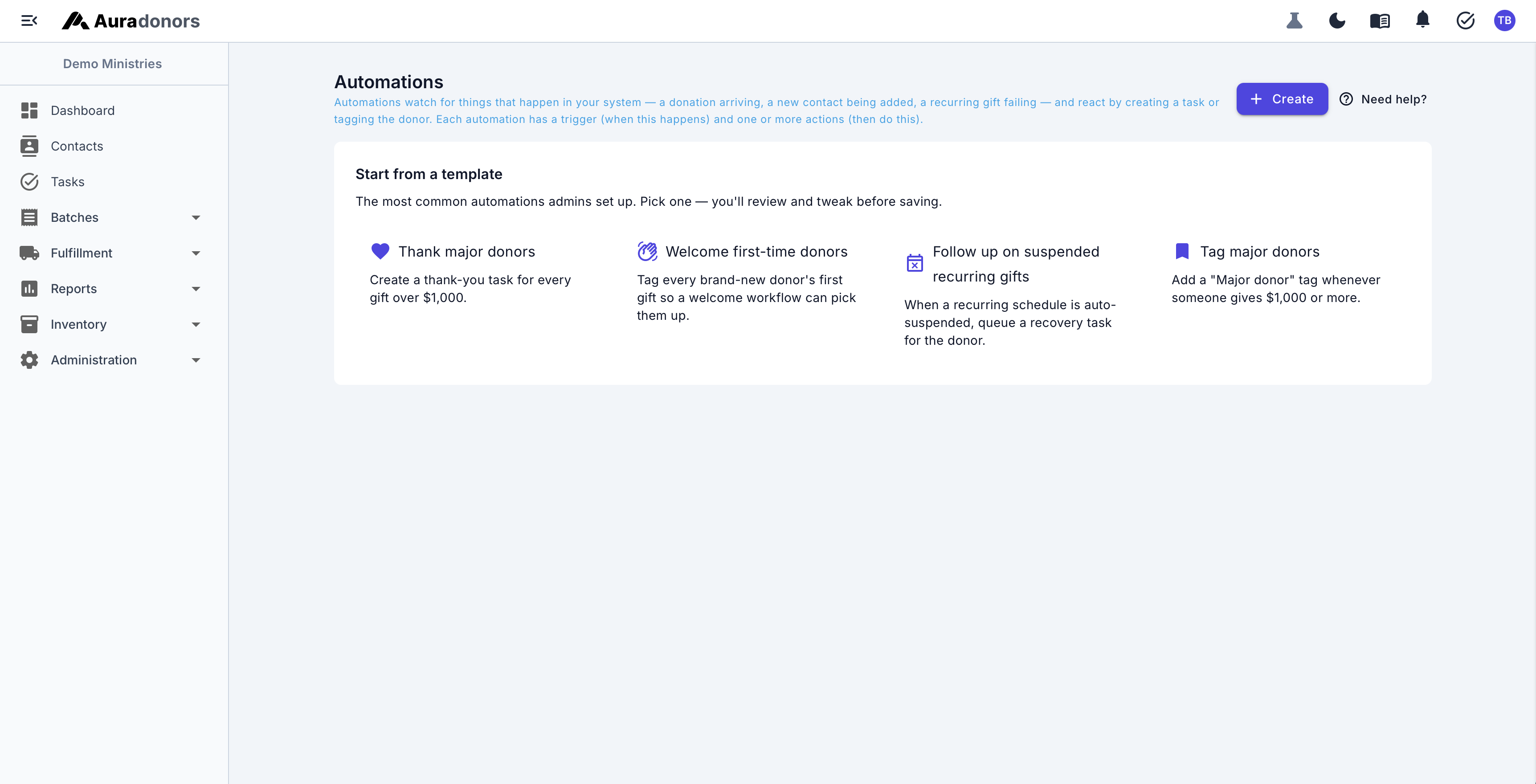 Automation screenshot